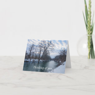 James River Winter Denken Sie an Sie Karte