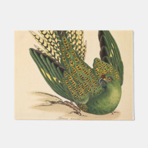 James Sowerby Ground Parrot, Psittacus terrestris Fußmatte