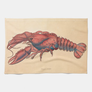 James Sowerby Serrated Lobster Geschirrtuch