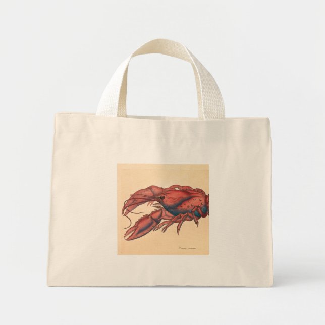 James Sowerby Serrated Lobster Mini Stoffbeutel (Vorne)