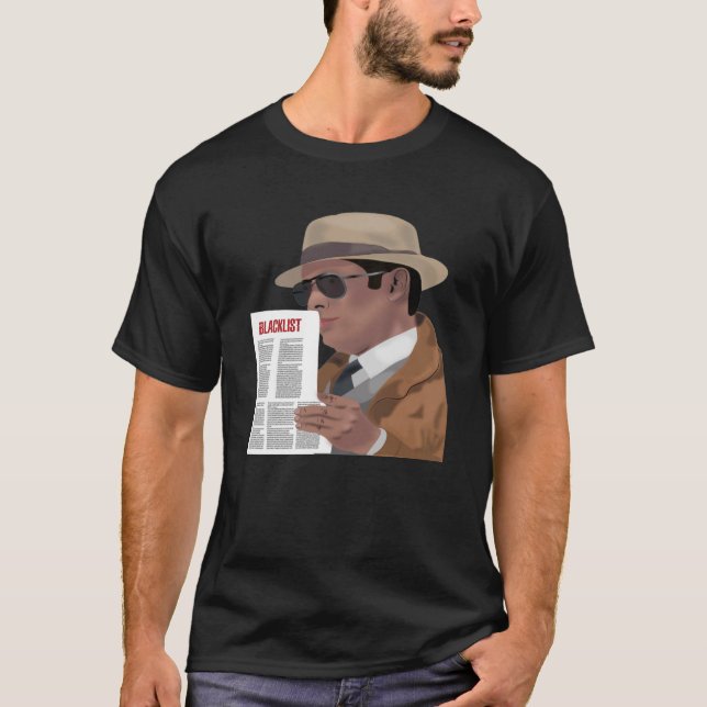 James Spader (Raymond red reddington) Digitale Kun T-Shirt (Vorderseite)