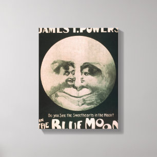 James T. Powers im blauer Mond-Theater Leinwanddruck