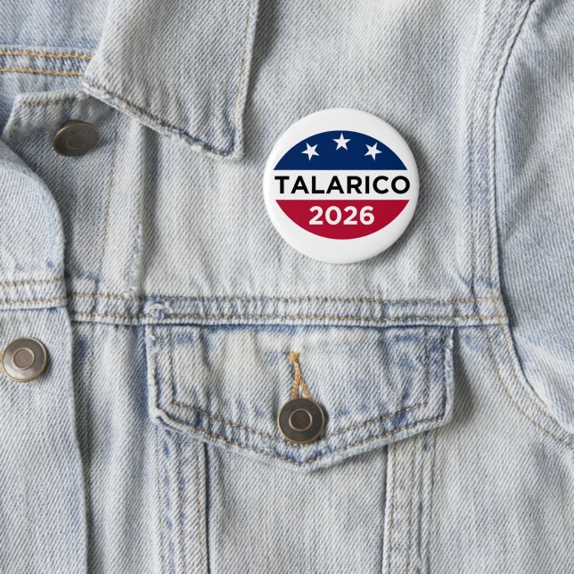 James Talarico 2026 Campaign Button (Beispiel)