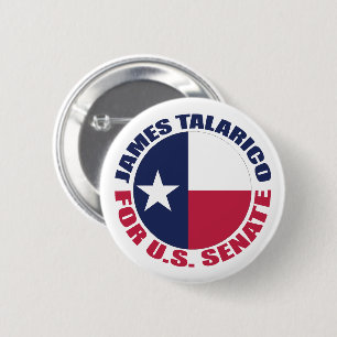 James Talarico für den US-Senat Texas-Flagge Button