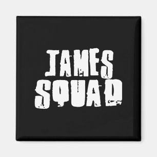 James Team Name Lustiger James Magnet