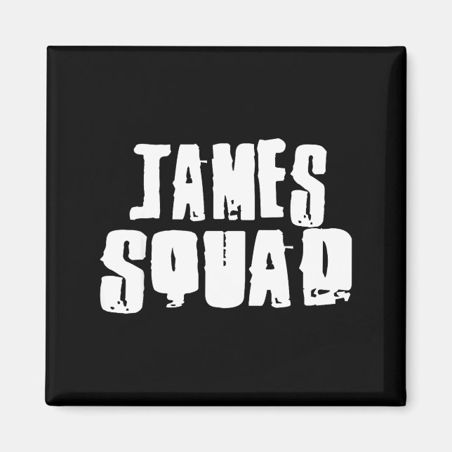 James Team Name Lustiger James  Magnet (Vorne)