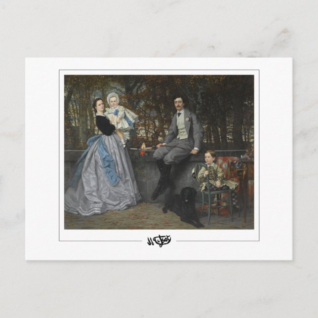 James Tissot #448 - Feine Kunst Postkarte (Vorderseite)