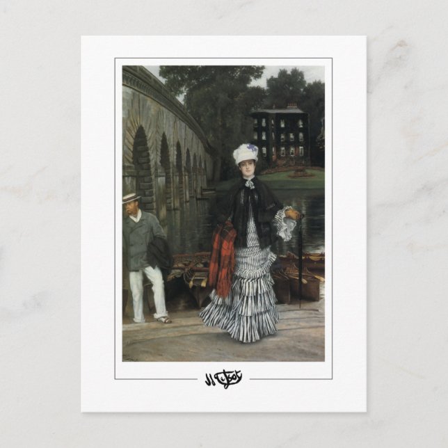 James Tissot #833 - Fine Art Postkarte (Vorderseite)