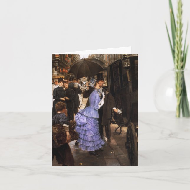James Tissot Bridesmaid Note Card Einladung (Vorderseite)