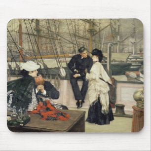 James Tissot der Kapitän und der Kamerad, 1873 Mousepad