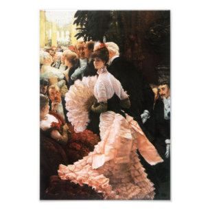 James Tissot Die politische Lady Print Fotodruck