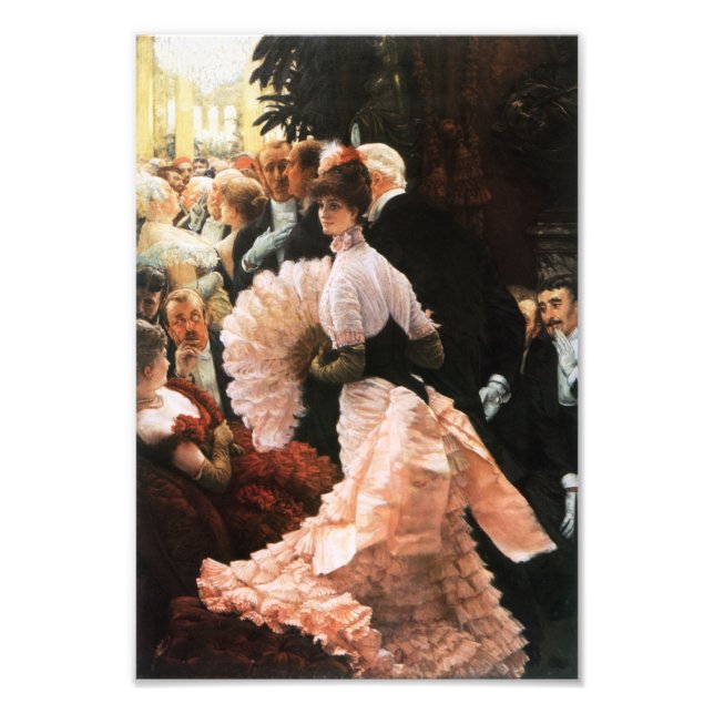 James Tissot Die politische Lady Print Fotodruck (Vorne)