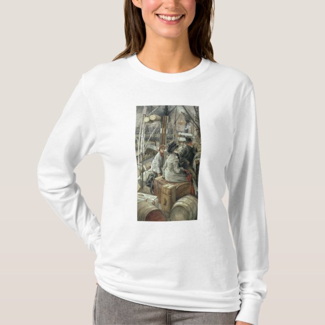 James Tissot | durch Wasser, c.1881-2 T-Shirt (Vorderseite)