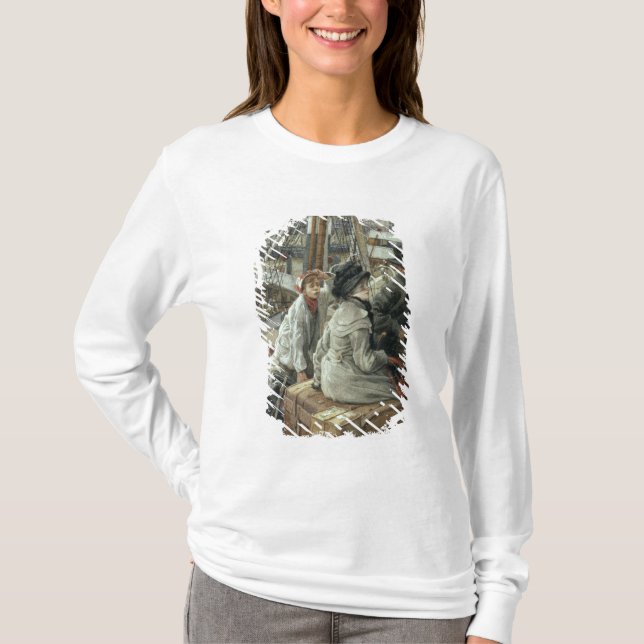James Tissot | durch Wasser, c.1881-2 T-Shirt (Vorderseite)
