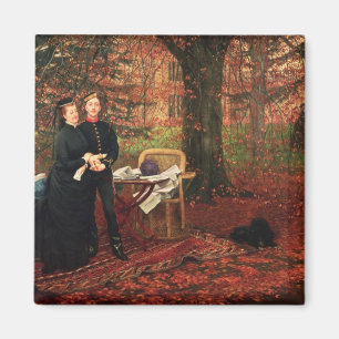 James Tissot   Kaiserin Eugenie & Eugene-Louis Nap Magnet