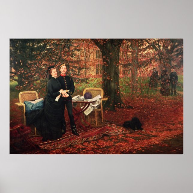 James Tissot | Kaiserin Eugenie & Eugene-Louis Nap Poster (Vorne)