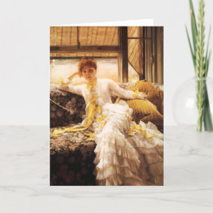 James Tissot-Küsten-Gruß-Karte Karte