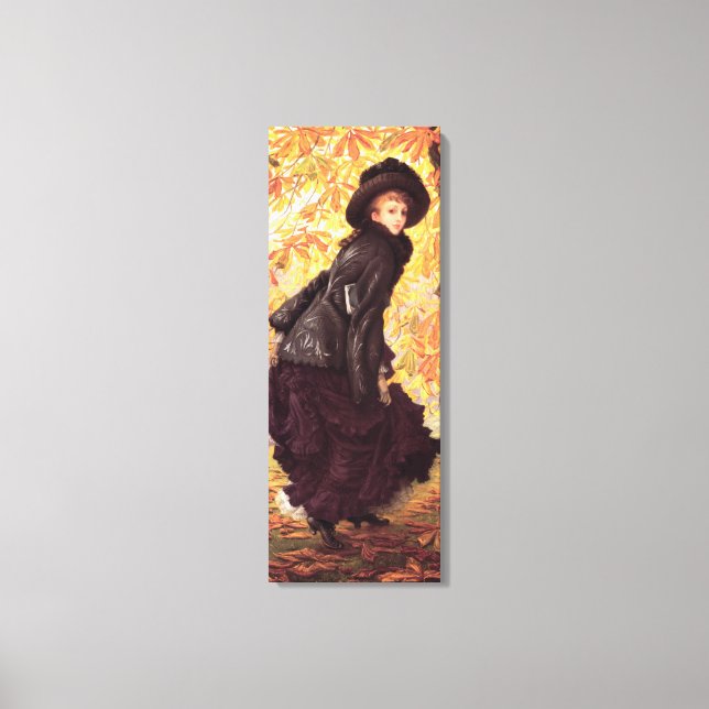 James Tissot October Canvas Print Leinwanddruck (Vorderseite)