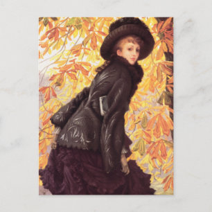 James Tissot October Postcard Postkarte