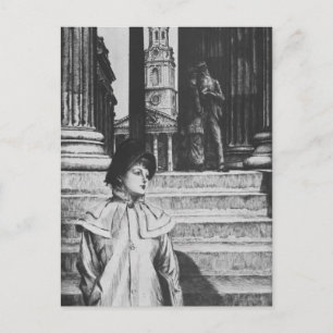 James Tissot: Portico von National Gallery London Postkarte