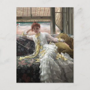 James Tissot Seaside (Prospekt eines Portraits im  Postkarte