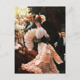 James Tissot The Political Lady Postcard Postkarte