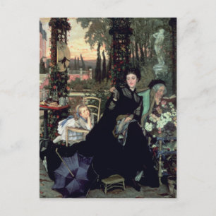 James Tissot The Widow   1868 Postkarte
