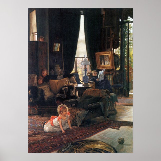 James Tissot - Verborgen und suchen Poster (Vorne)