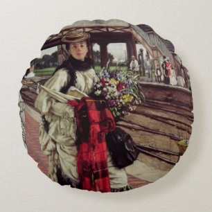 James Tissot   wartete an der Station Rundes Kissen