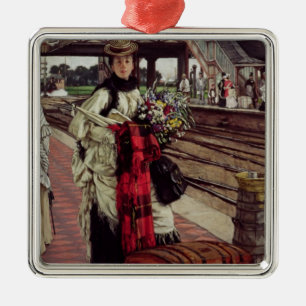 James Tissot wartete an der Station Silbernes Ornament