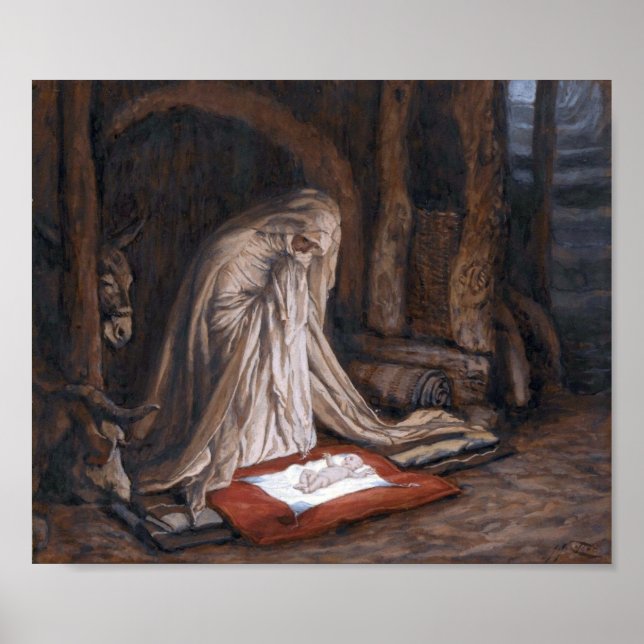 James Tissots "Die Geburt unseres Herrn Jesus Chri Poster (Vorne)