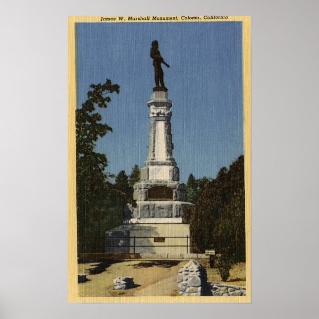 James W. Marshall Monument View # 2 Poster (Vorne)