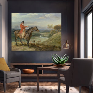 James Ward Jagd auf Staffordshire Horse Painting Leinwanddruck
