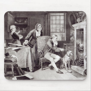 James Watt, der mit Dampf spielt Mousepad