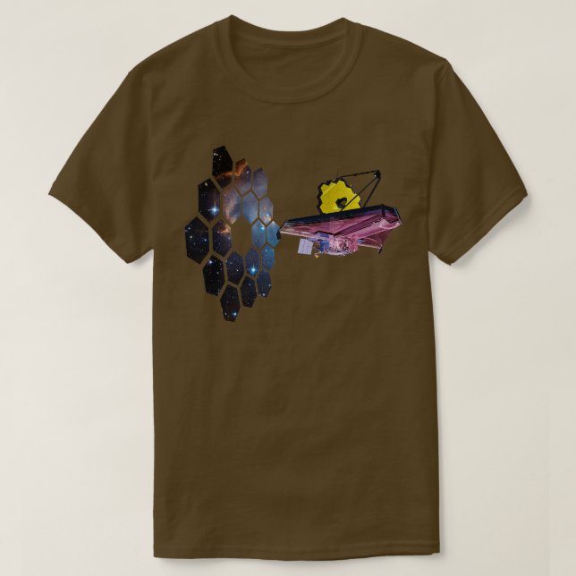 James Webb Space elescope JWS T-Shirt (Design vorne)