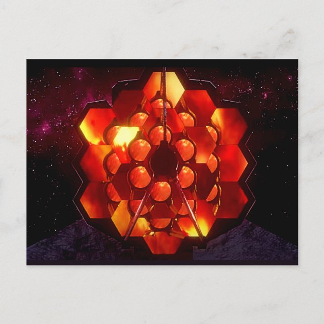 James Webb Space Telescope 2021 Postkarte (Vorderseite)
