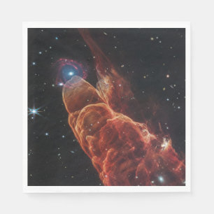 James Webb Space Telescope Cosmic Tornado Serviette