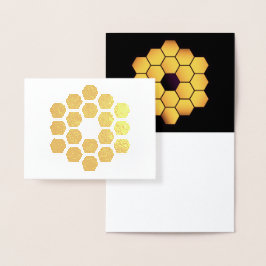 James Webb Space Telescope Gold Foil Card Folienkarte