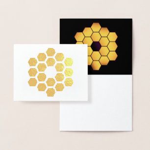 James Webb Space Telescope Gold Foil Card Folienkarte