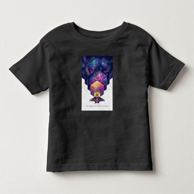 James Webb Space Telescope Illustration Art Kleinkind T-shirt (Vorderseite)