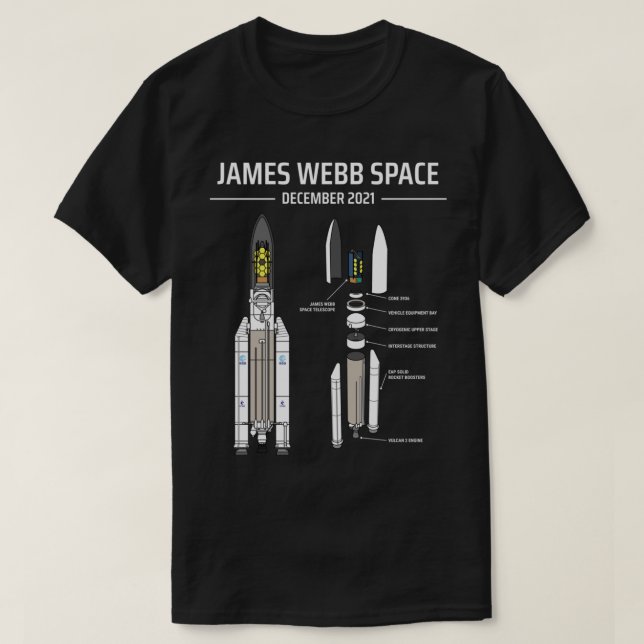 James Webb Space Telescope - JWST (1) T-Shirt (Design vorne)
