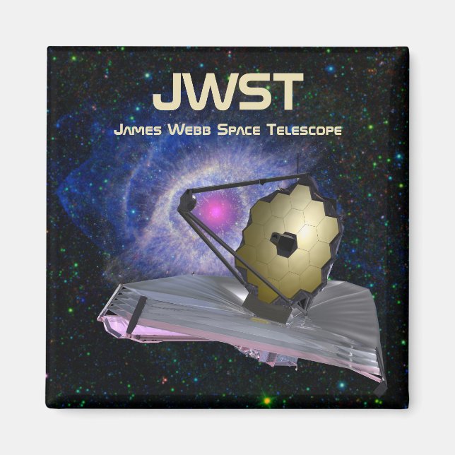 James Webb Space Telescope JWST Magnet (Vorne)
