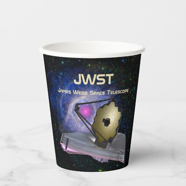 James Webb Space Telescope JWST Pappbecher (Vorderseite)