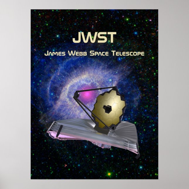James Webb Space Telescope JWST Poster (Vorne)