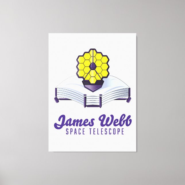 James Webb Space Telescope. leinwand druck (Vorderseite)