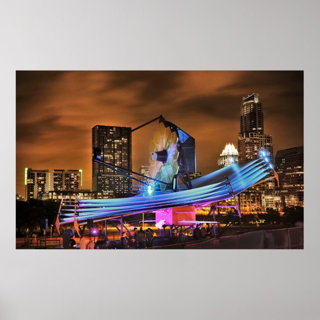 James Webb Space Telescope Lifesize Mockup Poster (Vorne)