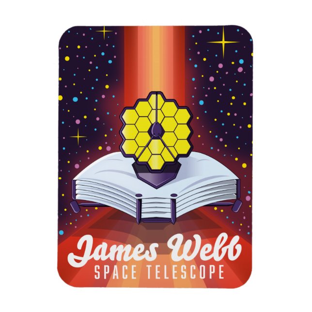 James Webb Space Telescope. Magnet (Vertikal)