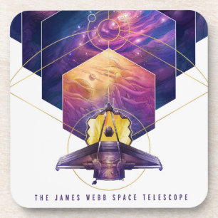 James Webb Space Telescope Poster. Getränkeuntersetzer