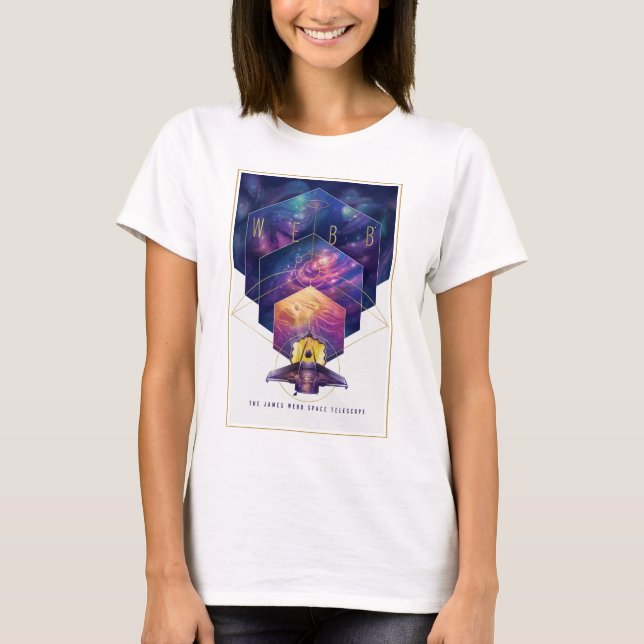James Webb Space Telescope Poster. T-Shirt (Vorderseite)