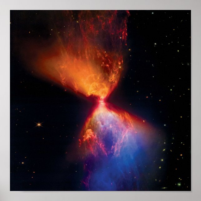James Webb Space Telescope Protostar L1527 Poster (Vorne)